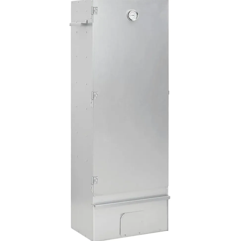 vidaXL BBQ-rookoven met koude rookgenerator gegalvaniseerd staal