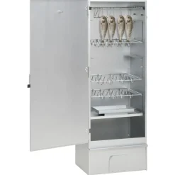 vidaXL BBQ-rookoven met koude rookgenerator gegalvaniseerd staal