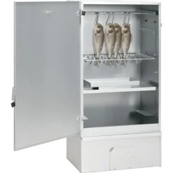 vidaXL BBQ-rookoven met koude rookgenerator gegalvaniseerd staal