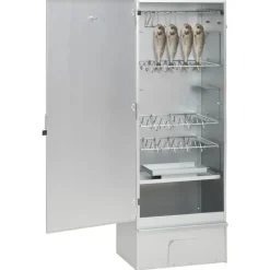 vidaXL BBQ-rookoven met koude rookgenerator gegalvaniseerd staal