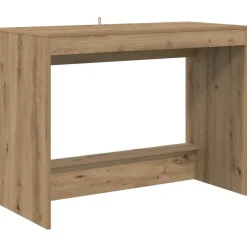 vidaXL Bed Bureau Artisan Eiken 100 x 45 x 75 cm Bewerkt hout