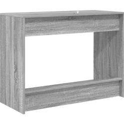 vidaXL Bed Bureau Grijs Sonoma 100 x 45 x 75 cm Bewerkt hout