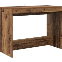 vidaXL Bed Bureau Oudhout 100 x 45 x 75 cm Bewerkt hout
