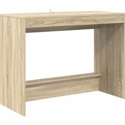 vidaXL Bed Bureau Sonoma Eiken 100 x 45 x 75 cm Bewerkt hout