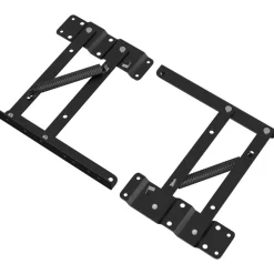 vidaXL Bed liftmechanisme 2 pcs Zwart 340 x 95 x 40 mm IJzer