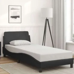 vidaXL Bedframe "Dover" kunstleer zwart 80x200 cm