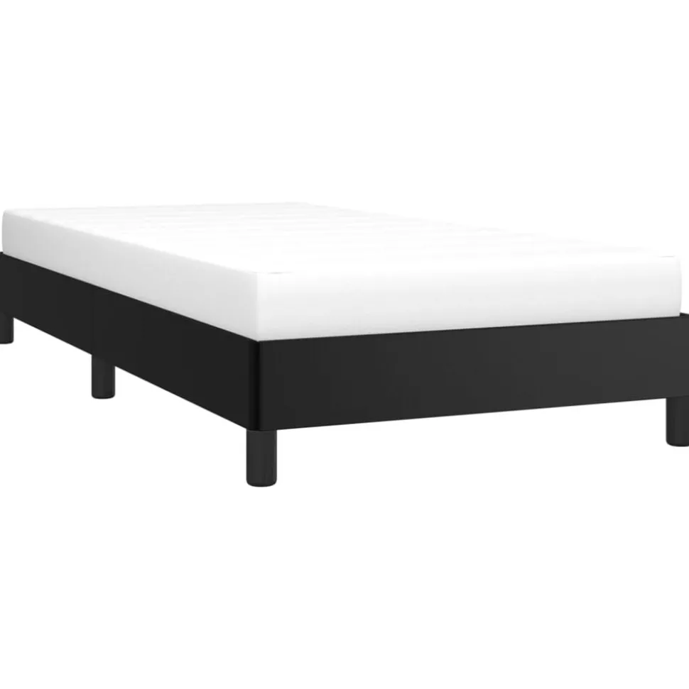 vidaXL Bedframe kunstleer zwart 80x200 cm
