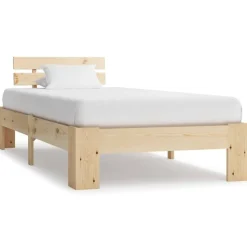 vidaXL Bedframe massief grenenhout 90x200 cm