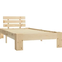 vidaXL Bedframe massief grenenhout 90x200 cm