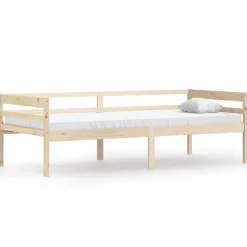 vidaXL Bedframe massief grenenhout 90x200 cm
