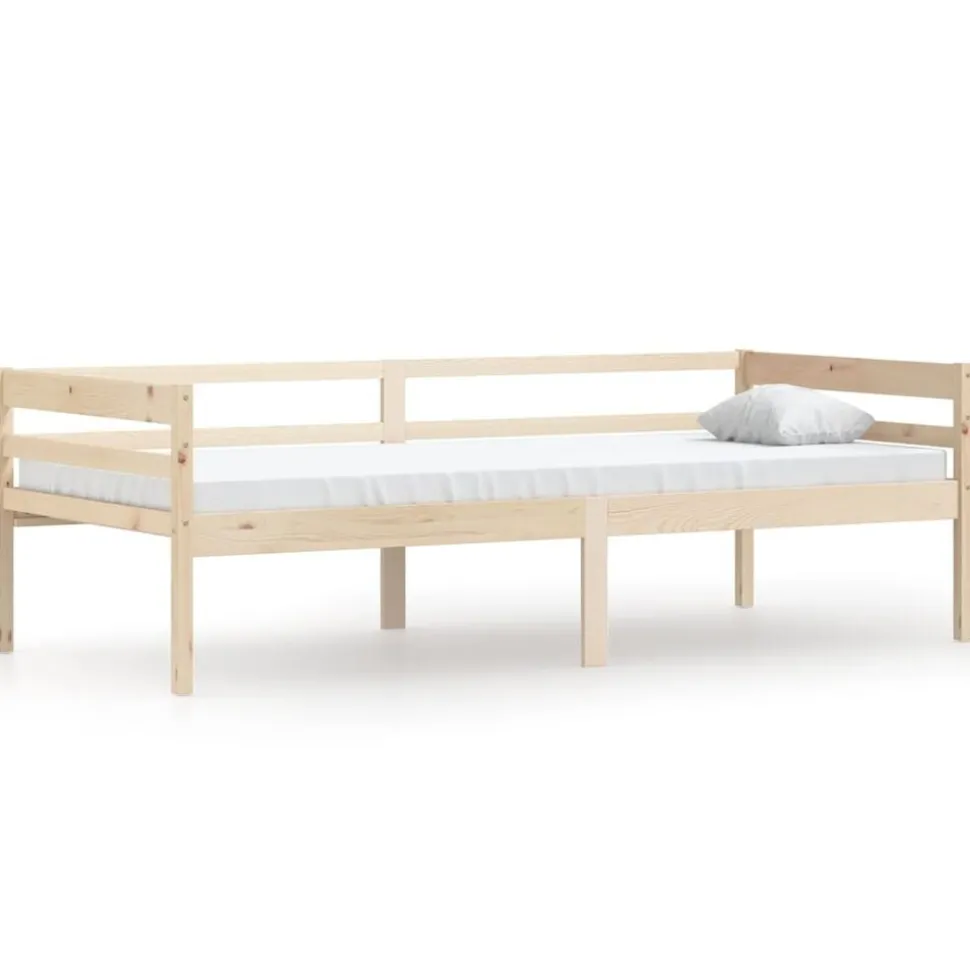 vidaXL Bedframe massief grenenhout 90x200 cm