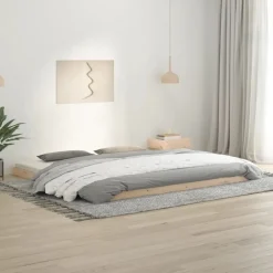vidaXL Bedframe massief grenenhout 200x200 cm