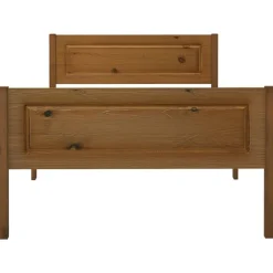 vidaXL Bedframe massief grenenhout honingbruin 100x200 cm