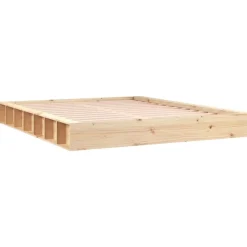 vidaXL Bedframe massief hout 200x200 cm