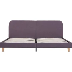 vidaXL Bedframe stof taupe 180x200 cm