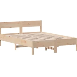 vidaXL Bedframe zonder matras massief grenenhout 160x200 cm