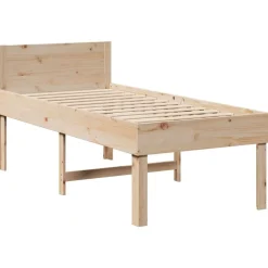 vidaXL Bedframe zonder matras massief grenenhout 90x190 cm