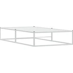 vidaXL Bedframe zonder matras 90x200 cm wit