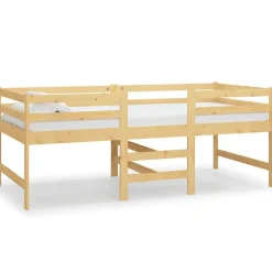 vidaXL Bedframe zonder matras massief grenenhout 90x200 cm