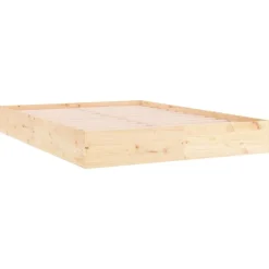 vidaXL Bedframe zonder matras massief hout 200x200 cm