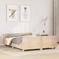 vidaXL Bedframe zonder matras massief grenenhout 120x200 cm