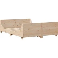 vidaXL Bedframe zonder matras massief grenenhout 120x200 cm