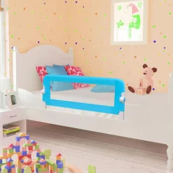 vidaXL Bedhekje peuter 102x42 cm blauw