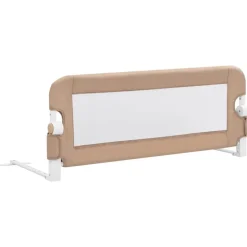 vidaXL Bedhekje peuter 102x42 cm polyester taupe