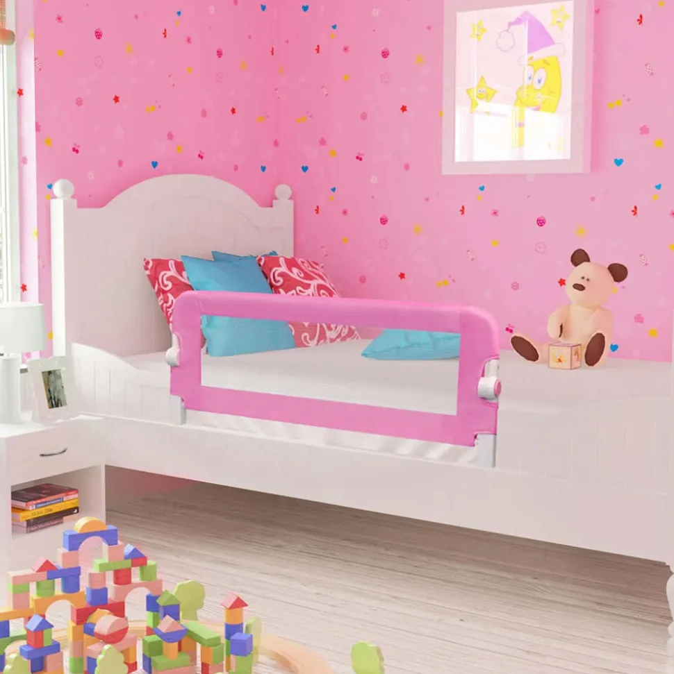 vidaXL Bedhekje peuter 120x42 cm polyester roze