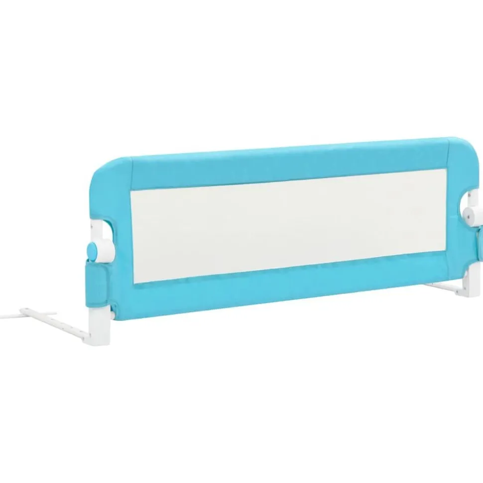 vidaXL Bedhekje peuter 120x42 cm polyester blauw