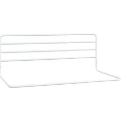 vidaXL Bedhekje peuter (76-137)x55 cm ijzer wit
