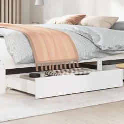 vidaXL Bedlades 2 st 95x55x17 cm massief grenenhout