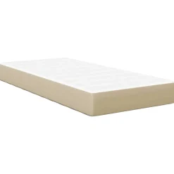 vidaXL Bedmatras met matras Saliegroen 80 x 200 cm Stof