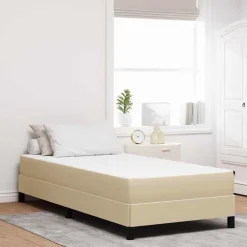 vidaXL Bedmatras met matras Saliegroen 80 x 200 cm Stof