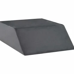 vidaXL Been Kussen Effen Grijs 63 x 52 x 19 cm PU Schuim