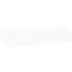 vidaXL Been Kussen Effen Wit 52 x 20 x 12 cm Traagschuim