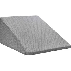 vidaXL Been Kussen Effen Grijs 60 x 50 x 30 cm Traagschuim