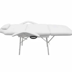 vidaXL Behandelingsstoel voor gezicht 185x78x76 cm kunstleer wit
