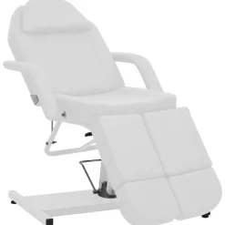 vidaXL Behandelstoel 180x62x78 cm kunstleer wit