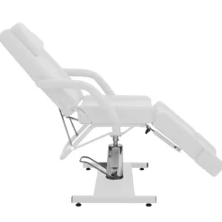 vidaXL Behandelstoel 180x62x78 cm kunstleer wit