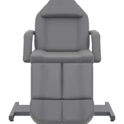 vidaXL Behandelstoel 180x62x78 cm kunstleer grijs