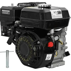 vidaXL Benzinemotor 6,5 PK 4,8 kW zwart