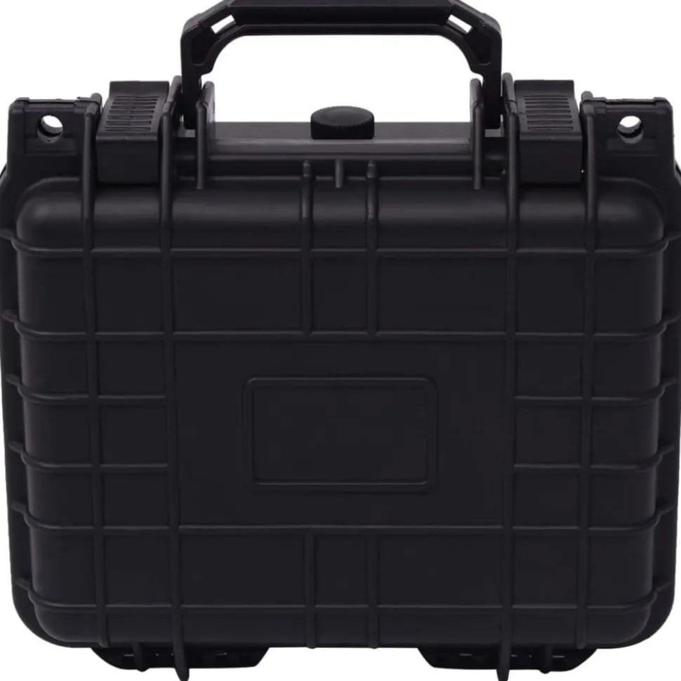 vidaXL Beschermende materiaalkoffer 27x24,6x12,4 cm zwart