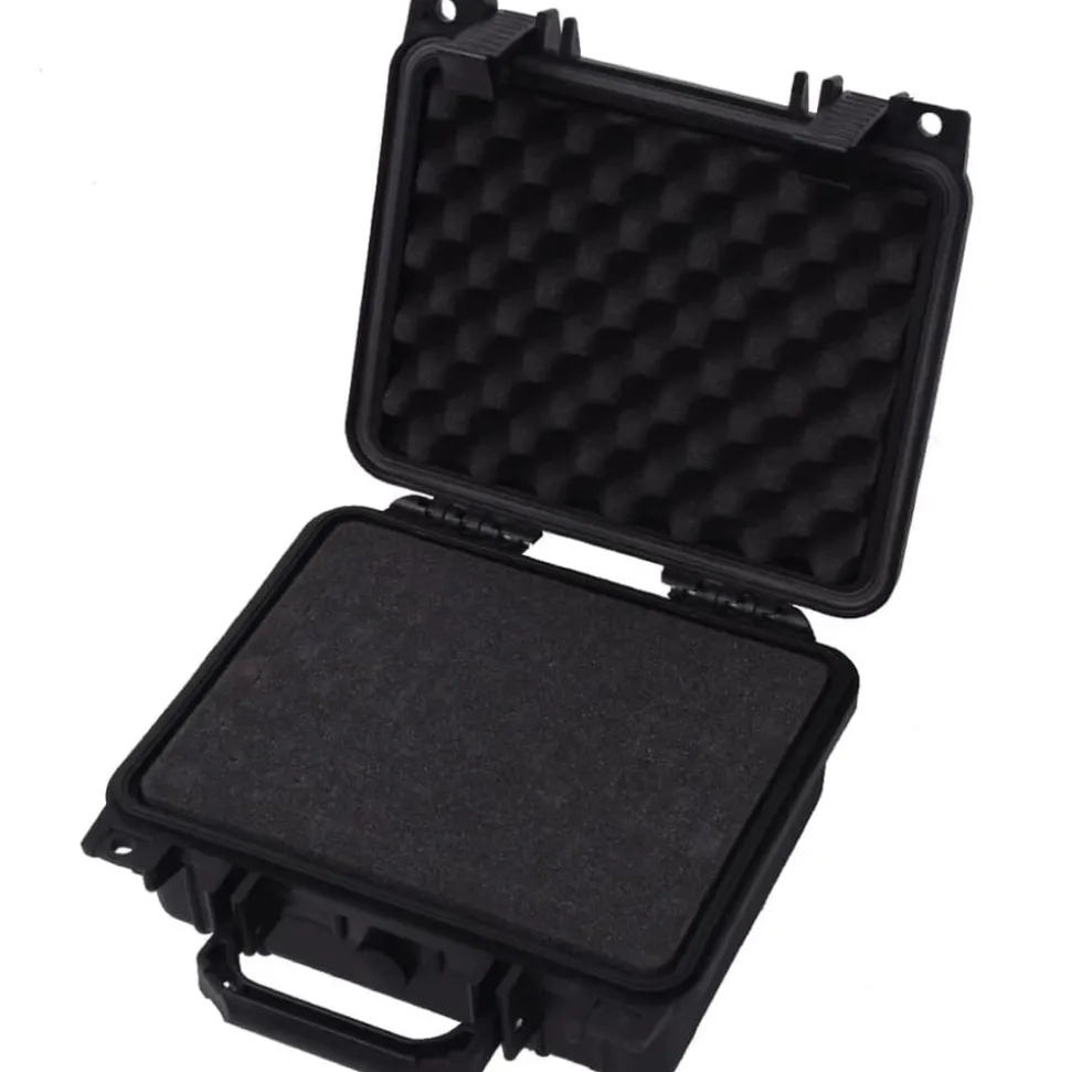 vidaXL Beschermende materiaalkoffer 27x24,6x12,4 cm zwart