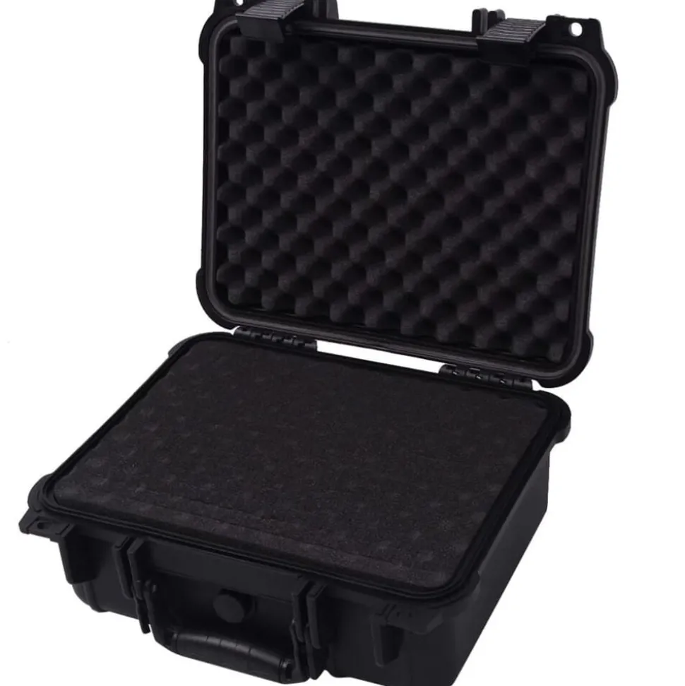 vidaXL Beschermende materiaalkoffer 35x29,5x15 cm zwart