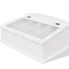 vidaXL Besteklade MDF wit barok stijl