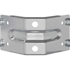 vidaXL Beugel 2 pcs Verzinkt 106 x 55 x 1,5mm Staal