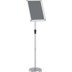 vidaXL Beurs Displays Zilver 30 x 25 x 128 cm Aluminium