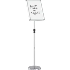 vidaXL Beurs Displays Zilver 30 x 25 x 128 cm Aluminium
