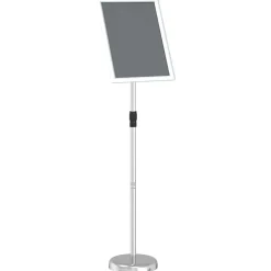 vidaXL Beurs Displays Zilver 30 x 25 x 128 cm Aluminium